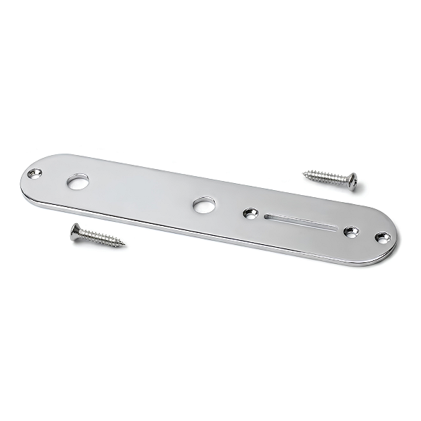 Control Plate Placa De Controle Cromada Para Guitarra Telecaster Vintage