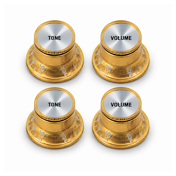 Knob Para Guitarra Les Paul Botões Tone e Volume Dourado