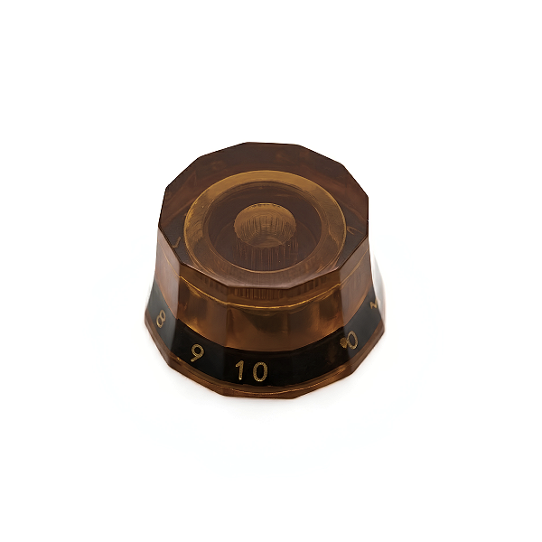 Knob Botão Lampshade Thida Âmbar Estilo PRS Compatível Com CTS 1/4"