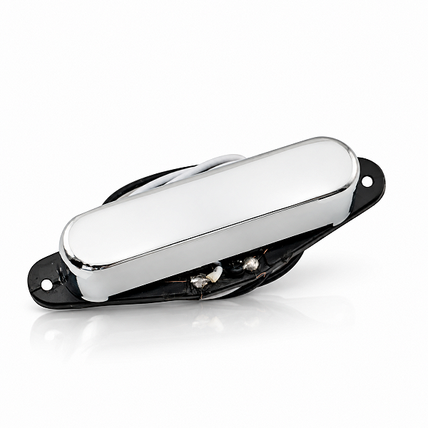 Captador Single Coil Telecaster Braço Alnico V 7.6K 50mm Vintage Cromado