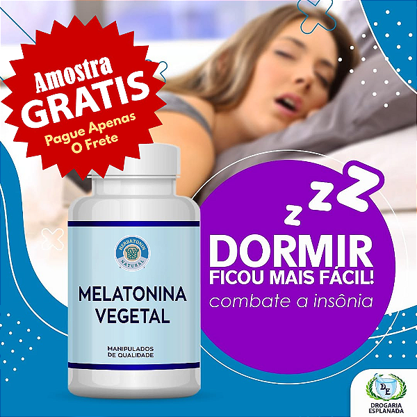 Herbatonin® (Melatonina) Amostras Grátis 8 Cápsulas
