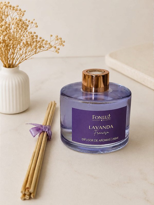 Difusor de Ambiente 250ml, Lavanda Francesa.