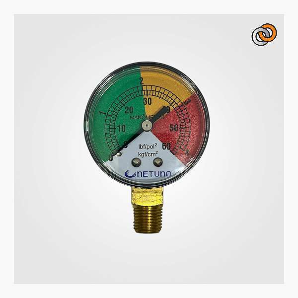 Manômetro Netuno 0-3kgf 0080