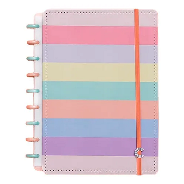 Caderno Inteligente Original Médio Arco-Íris 80fls. 19cm x 25,5cm