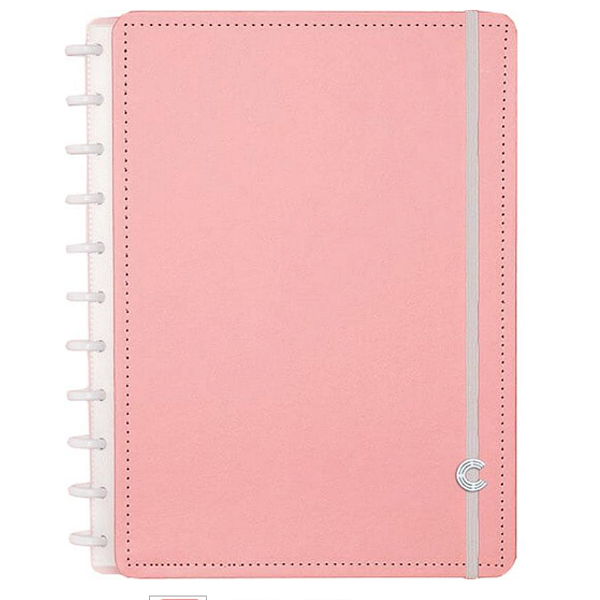 Caderno Inteligente Original Grande Rosé Pastel 80fls. 28cm x 21,5cm