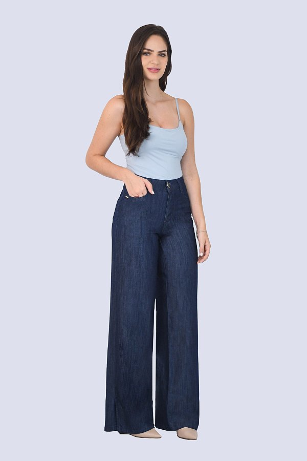 379 - CALÇA WIDE LEG SPORT FINO #MM# BENICIO