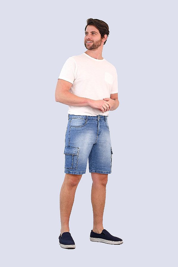 335 - BERMUDA MASCULINA CARGO #MM# NEW RIMINI