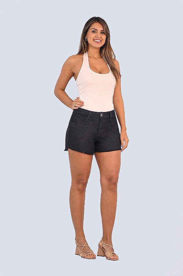 475 - SHORT #MM# BRESCIA BLACK SALTORELLI