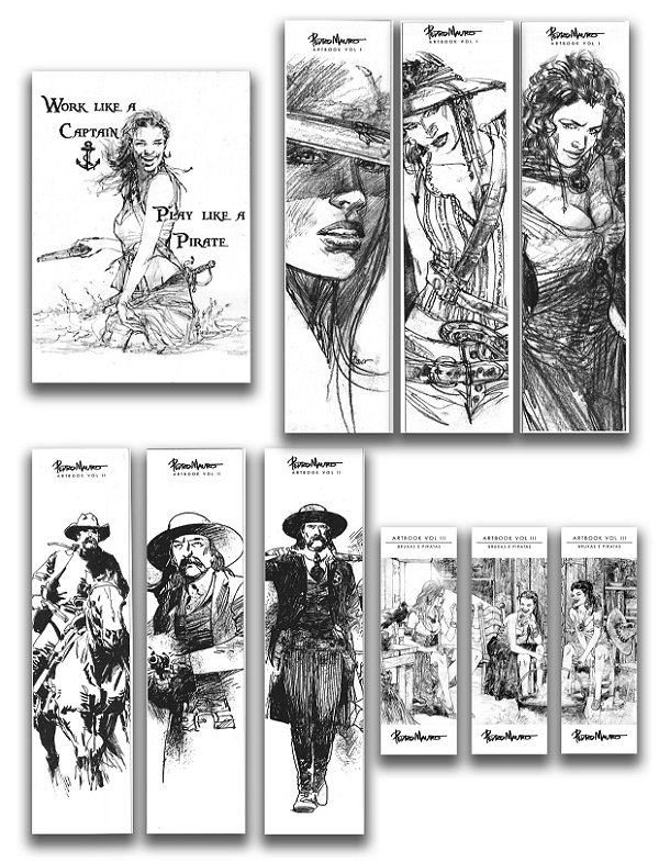 Coleção Marca Páginas Artbooks