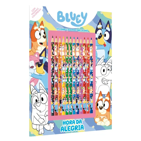 Bluey | Hora da Alegria | Atividades e Desenhos Para Colorir