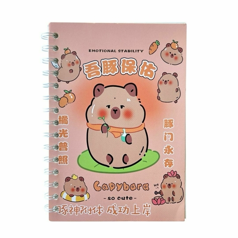 Caderno capivara A5
