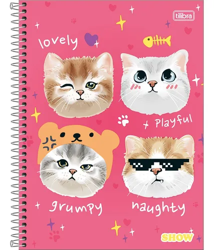 Caderno espiral 80 folhas