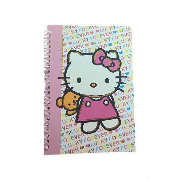 Caderno simples hello kitty A5