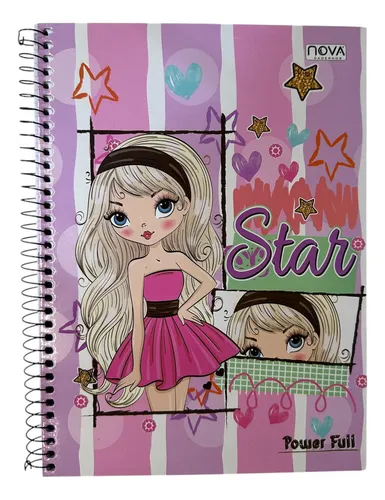 Caderno universitário espiral 1 matéria