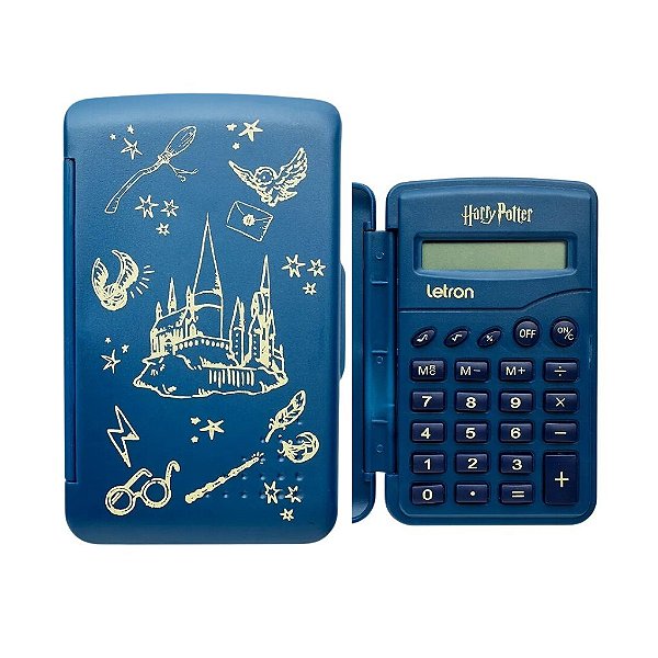 Calculadora Flip HARRY POTTER 8 dígitos - LETRON - LEO E LEO