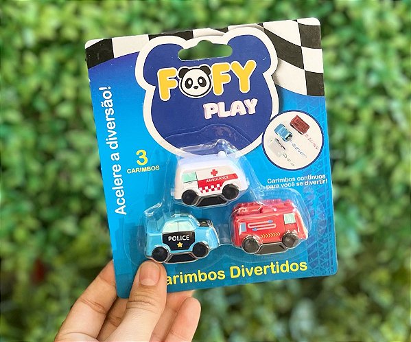 CARIMBO DIVERTIDO CARRINHOS FF3000 - FOFY