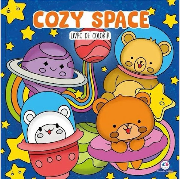 Cozy Space | Livro de Colorir