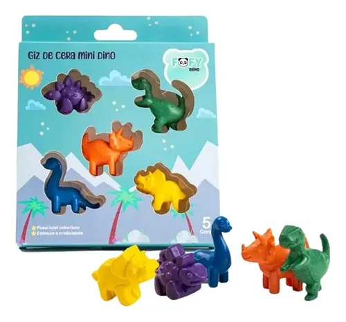 FOFY GIZ DE CERA MINI DINO FF3602
