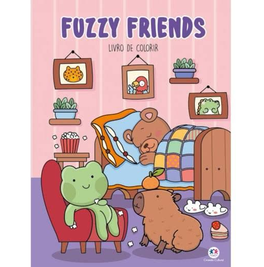 Fuzzy Friends | Livro de Colorir
