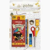 Kit escolar Harry Potter com 6 itens, 71621, Leonora - KT 1 UN