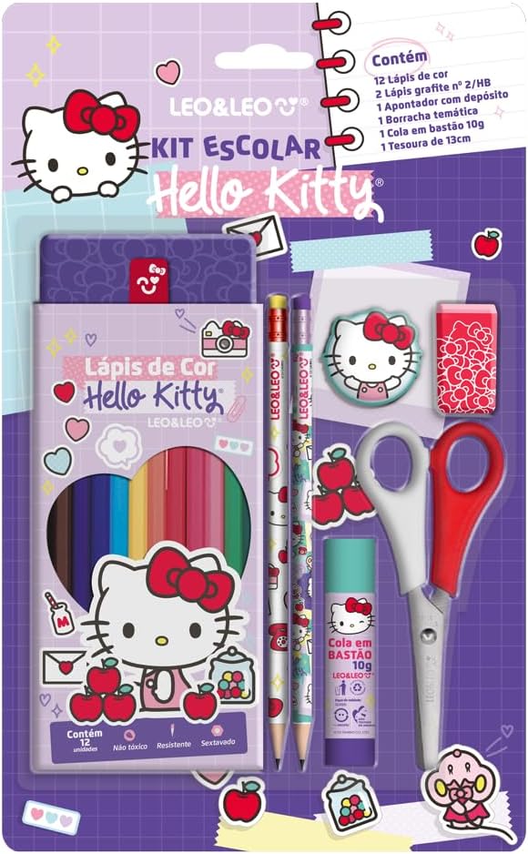 Kit Escolar HELLO KIT - LEO E LEO