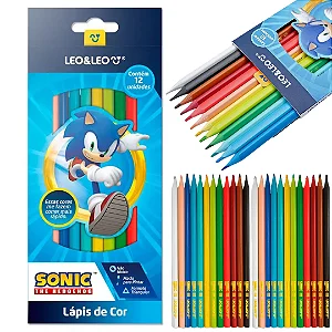 Lápis de cor sonic 12