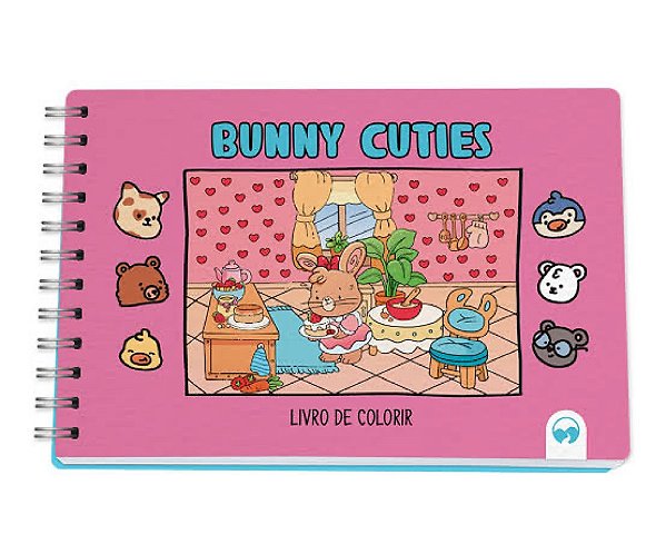 Livro de colorir CUTIES - BUNNY CUTIES - Vale das Letras