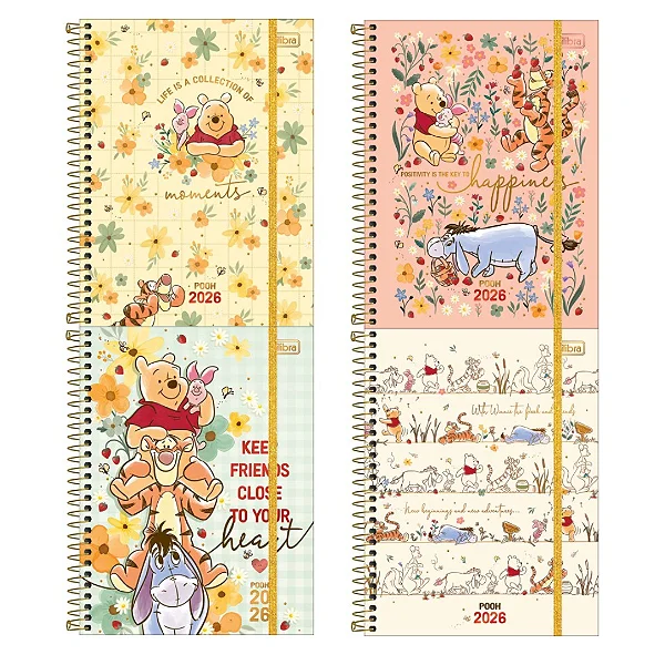 Agenda Planner POOH M7 - UNIDADE - TILIBRA
