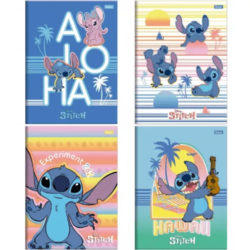 Caderno Brochurão CD 80F - STITCH - UNIDADE SORTIDA - FORONI
