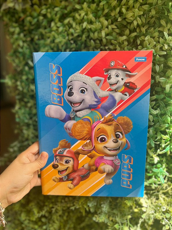 Caderno Brochura Foroni Patrulha Canina 80 Folhas