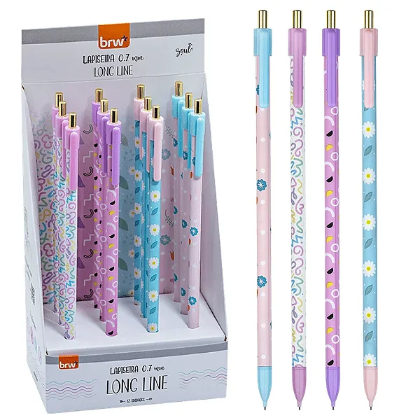 Lapiseira Plástica 0,7MM LONG LINE UND - BRW