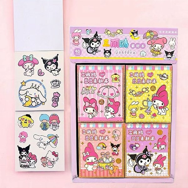 Mini bloco adesivo kuromi unid