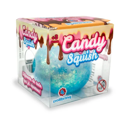Brinquedo CANDY SQUISHY - UNIDADE SORTIDA - POLIBRINQ