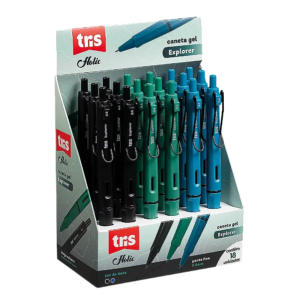 CANETA GEL TRIS HOLIC EXPLORER 0.5