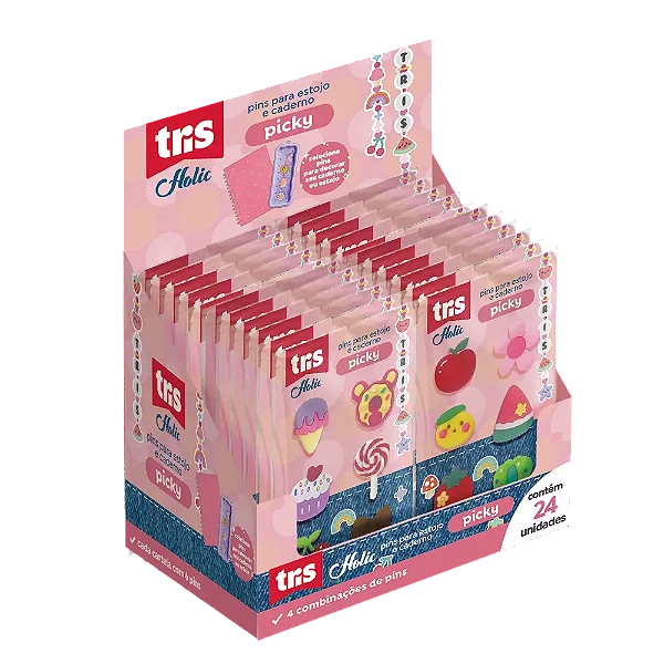 PINS TRIS HOLIC PICKY CART 6UN