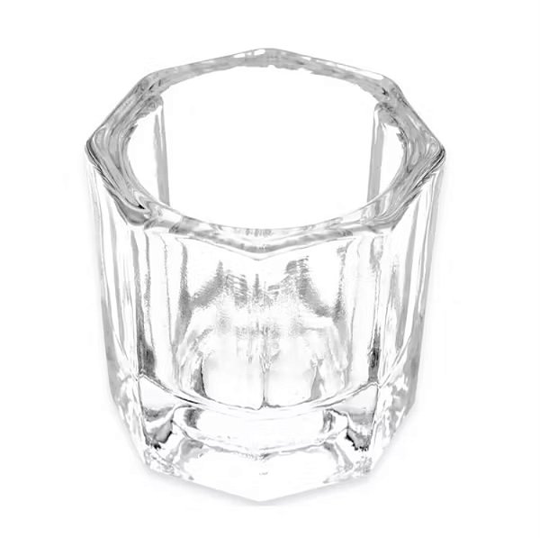 Dappen Copo De Vidro Profissional Para Mistura Pigmentos Porcelana Henna Alongamento Líquido Monomer