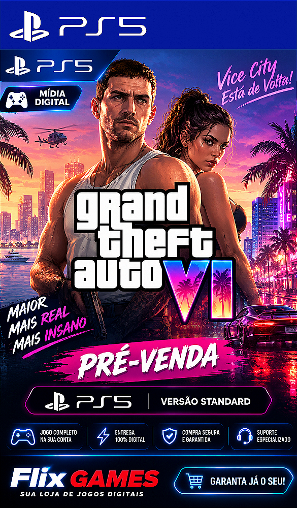 Grand Theft Auto VI PS5 ( GTA 6 )