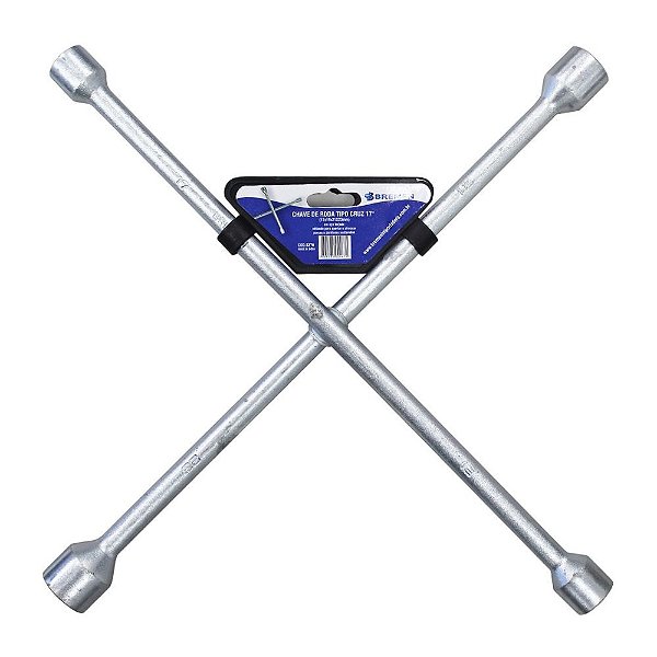 CHAVE DE RODA TIPO CRUZ 17" 17X19X21X23MM BREMEN 8276