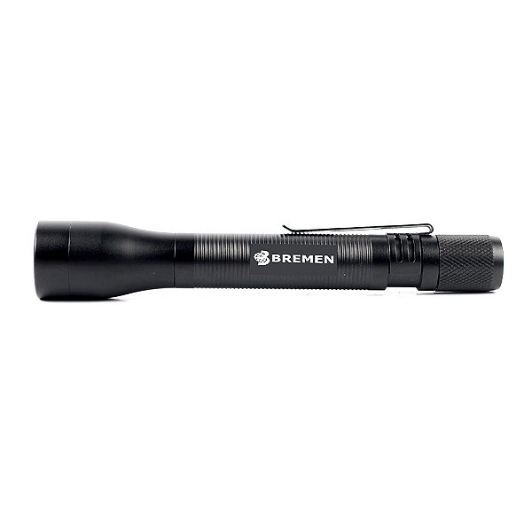 LANTERNA TATICA TIPO CANETA LED XPE 3W 110LM S/ BATERIA BREMEN 9498