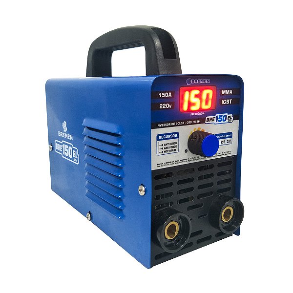 INVERSOR SOLDA MMA 150A 220V MINI BREMEN 9516