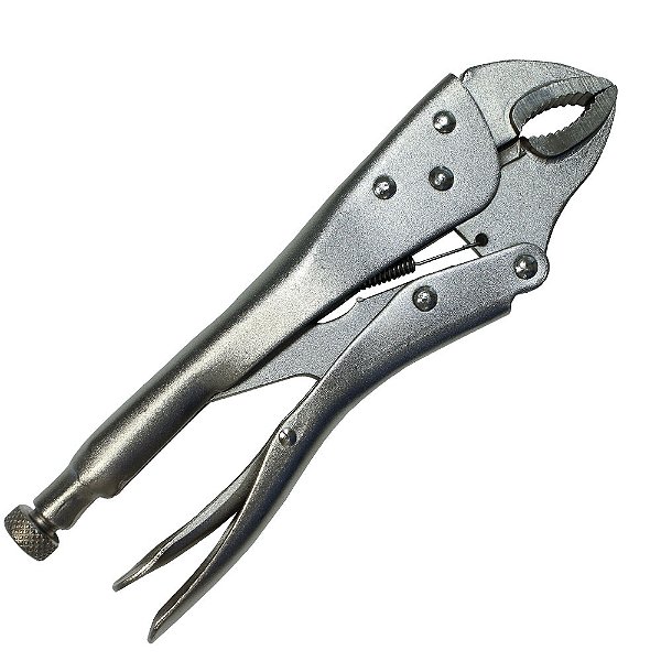 ALICATE DE PRESSÃO MORDENTE CURVO AÇO CARBONO 10" BREMEN 6172