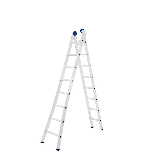 ESCADA EXTENSIVA ALUMINIO 3 EM 1 - 2X8 MOR 005204