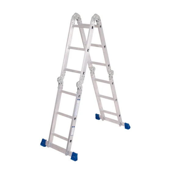 ESCADA MULTIFUNCIONAL 4x3 ALUMINIO 12 DEGRAUS MOR 5131