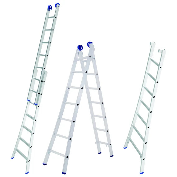 ESCADA EXTENSIVA ALUMINIO 3 EM 1 - 2X7 MOR 005203