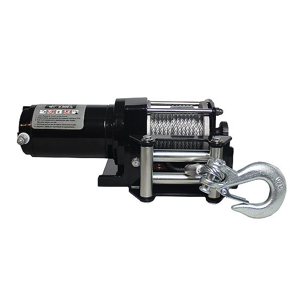 GUINCHO ELETRICO 12V COM CABO DE AÇO • 3000 LB / 1360 KG BREMEN 3382