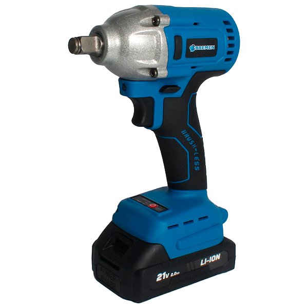 CHAVE DE IMPACTO ELETRICA A BATERIA 21V 320NM ENCAIXE DE 1/2" BREMEN 9009126