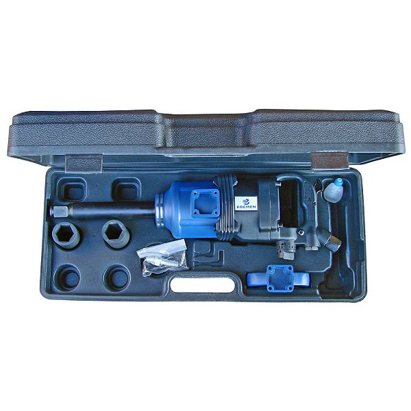 CHAVE DE IMPACTO PNEUMATICA ENCAIXE 1" 2500 NM C/ Maleta BREMEN 6054