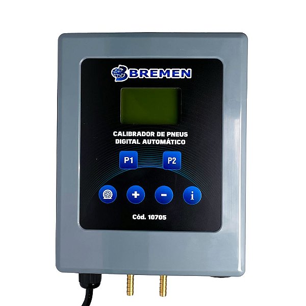 CALIBRADOR DIGITAL PARA PNEUS 220V DISPLAY LCD 145 PSI BREMEN 10705