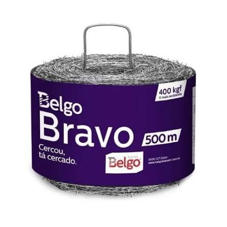 ARAME FARPADO 1,60 MM 500 MTS MARCA BRAVO