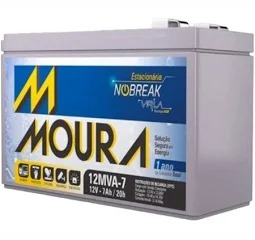 BATERIA 12MVA-7 PARA GERADORES MARCA MOURA